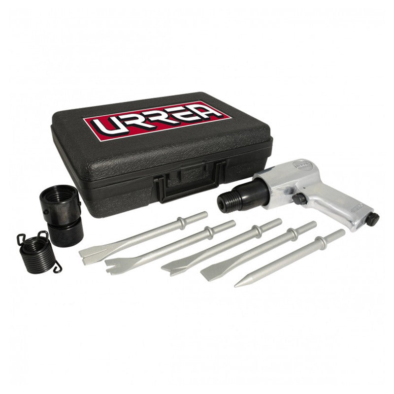 Juego de martillo neumático UP711 con 7 piezas, UP711K Urrea