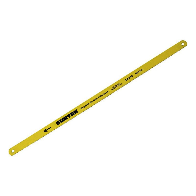 Segueta de acero alta velocidad de 12", 18 DPP, Surtek