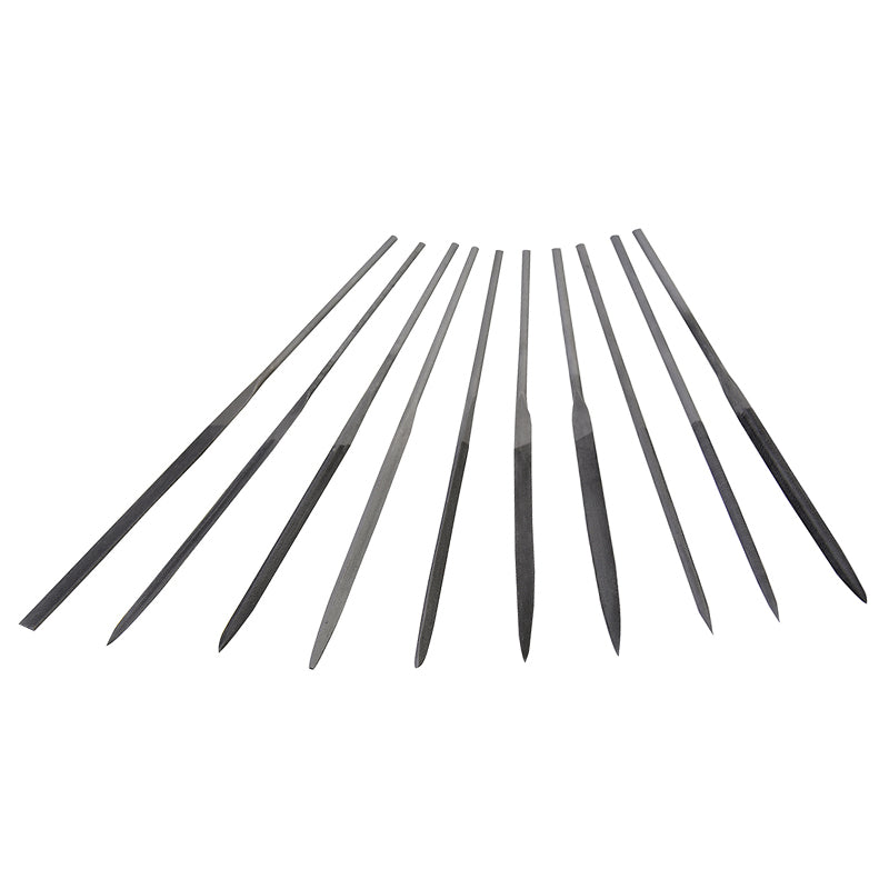 Juego de limas combinadas para joyero, 10 piezas, 120387 Surtek