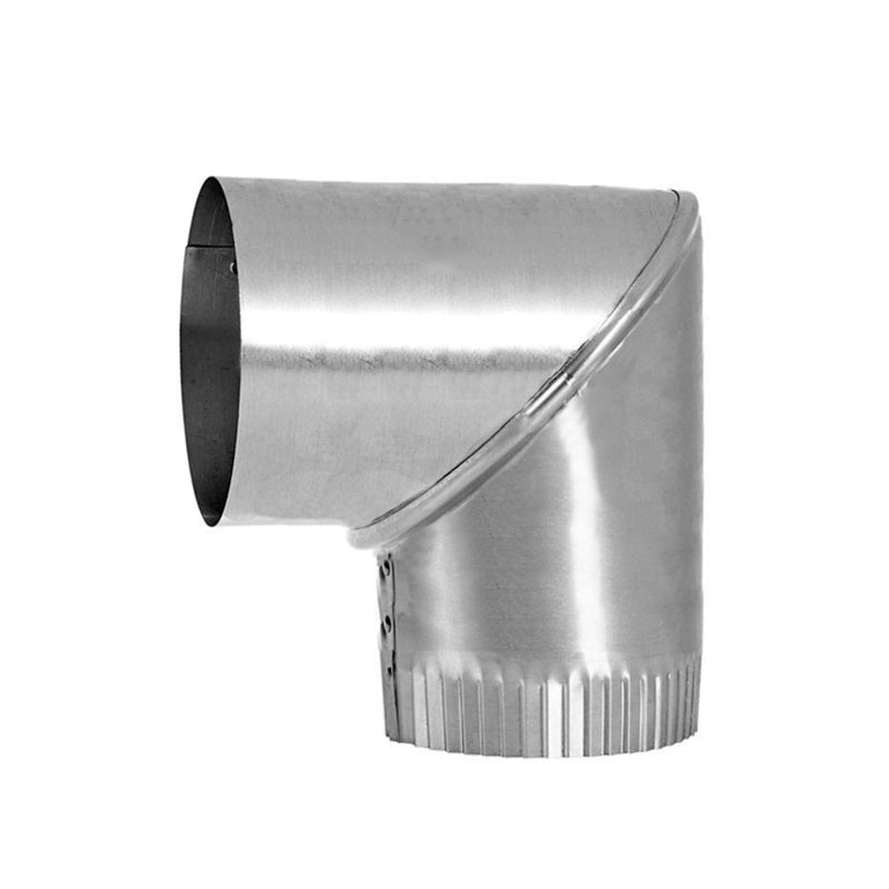 Codo De Lámina Galvanizada De 3" X 90° Cal. 26