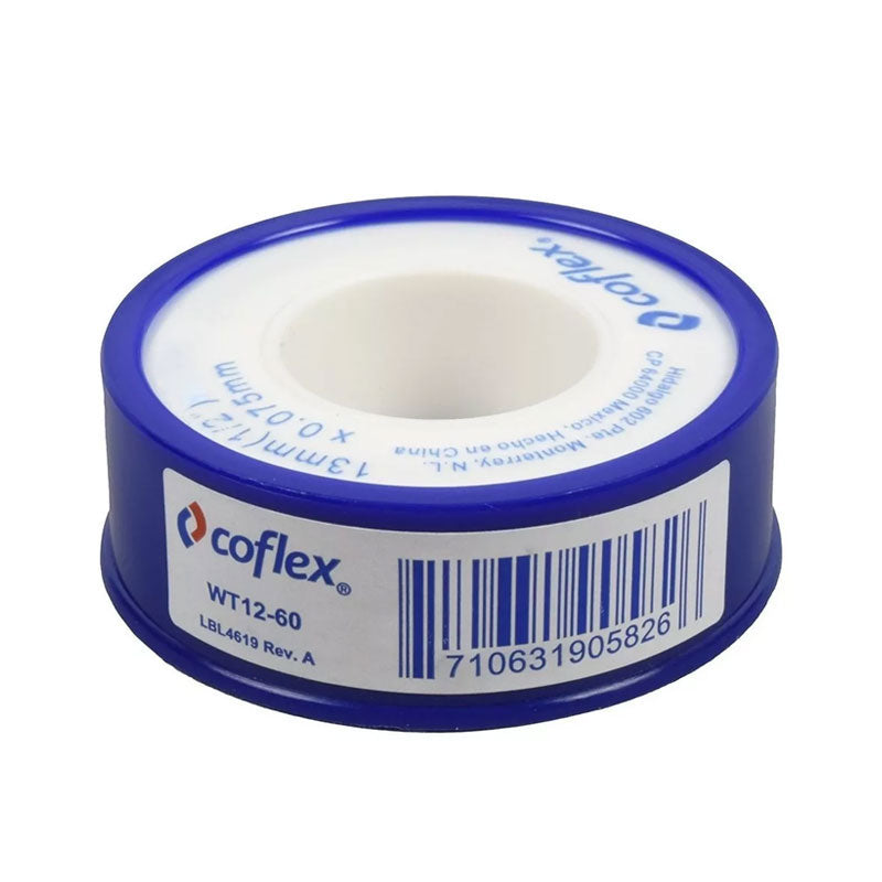 Cinta Selladora Para Tubería De 1/2" X 12 M Wt12120 Coflex