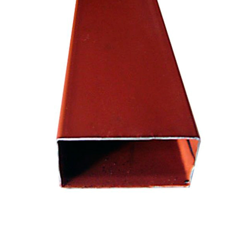 Tubular rectangular 1/2" x 1" r100/215 c18 pintado