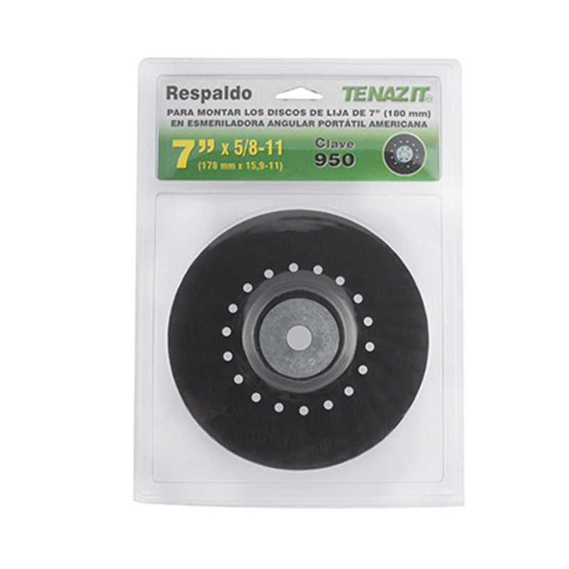 950 Respaldo Hule P/Disco 7" Austromex