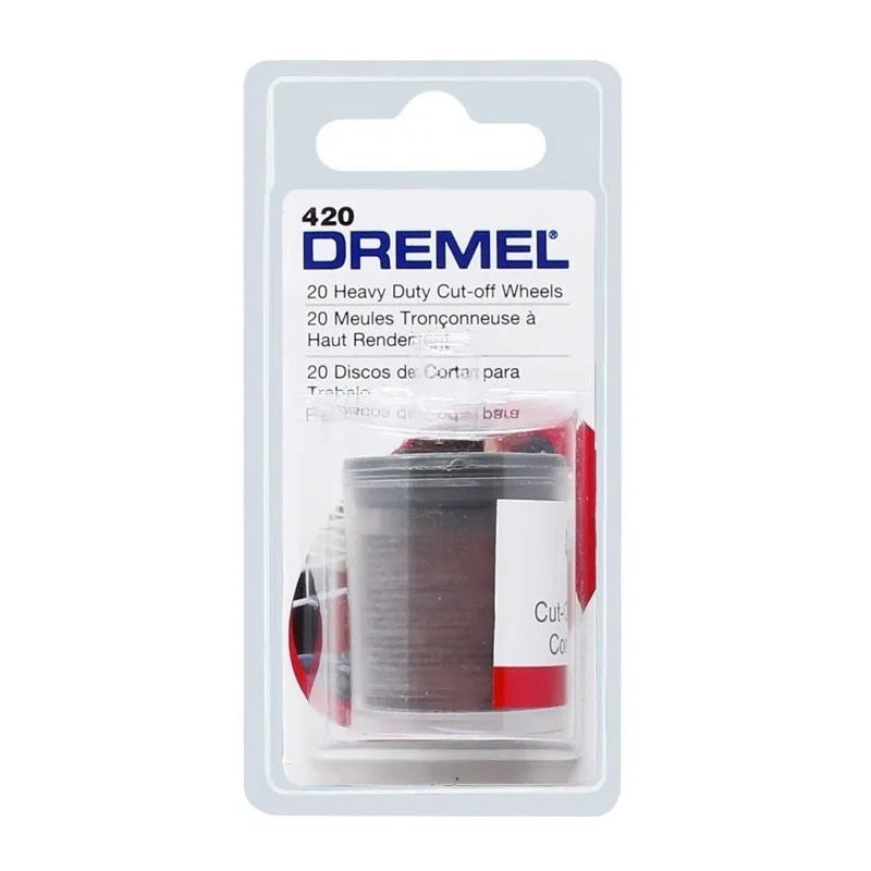 420 Rueda corte abrasiva 15/16" 20 pz Dremel