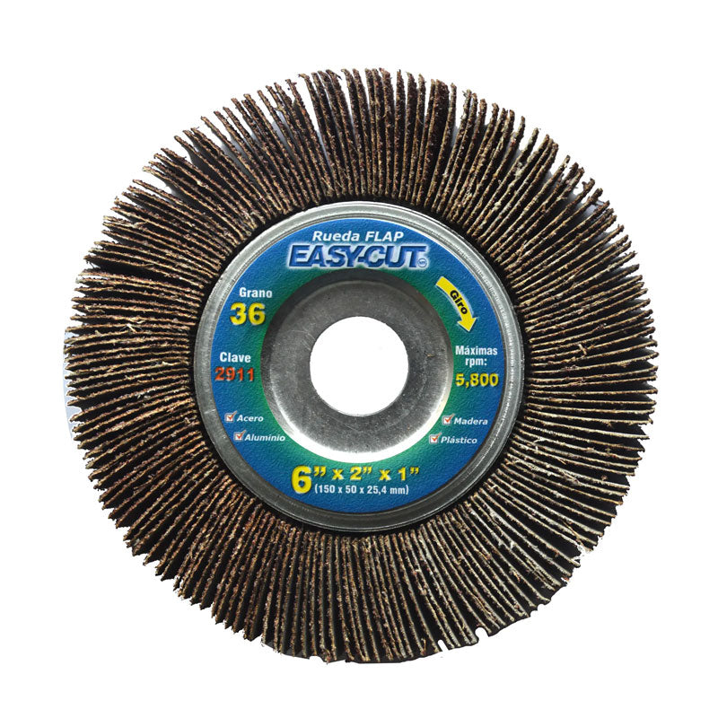 2911 Rueda Flap 6" X 2" X 1" G36 Austromex