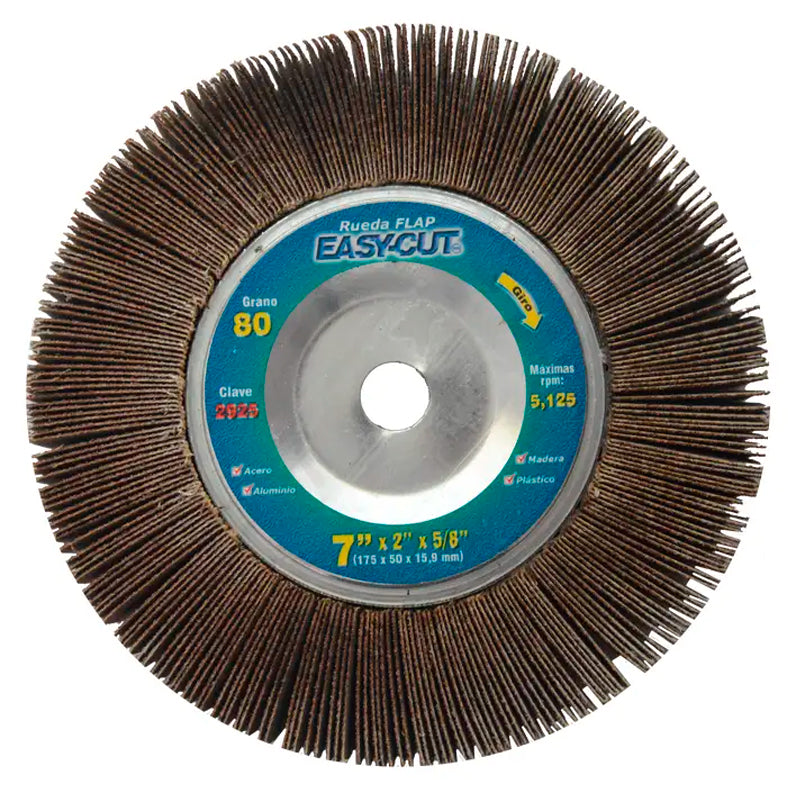 2925 Rueda Flap 7" X 2" X 5/8" G80 Austromex