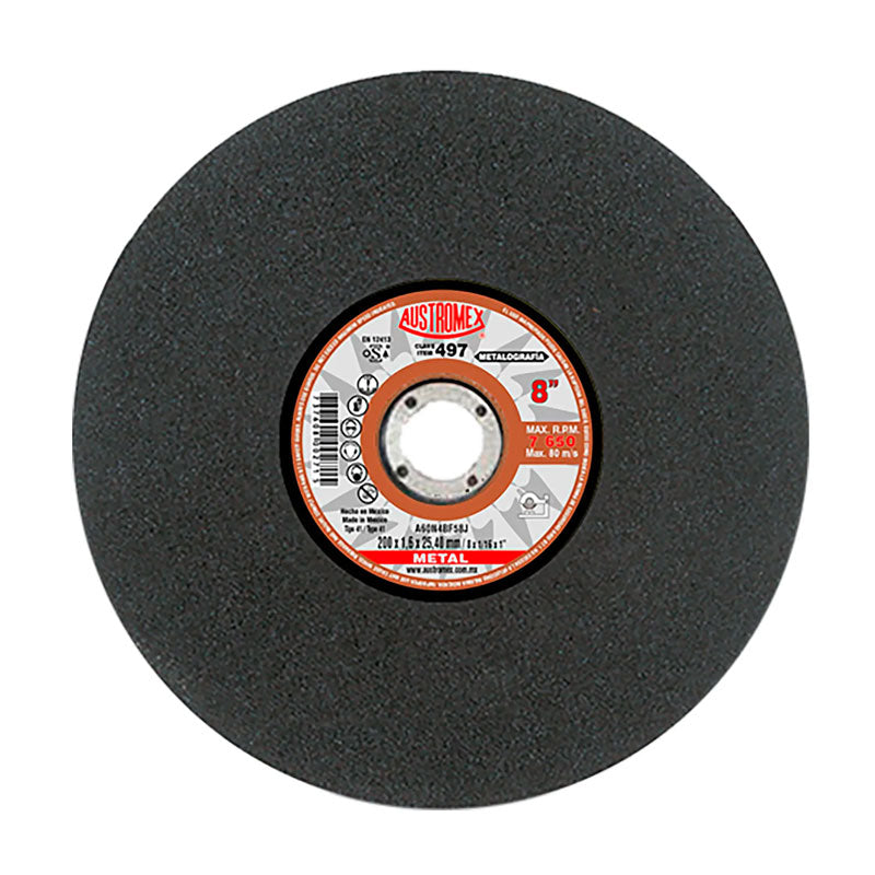 497 Disco Metal Plano 8" X 1/16" X 1" Austromex