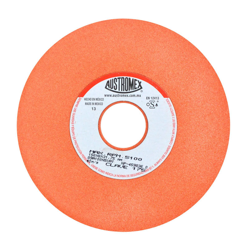 175 Piedra Naranja 6" X 1/4" X 1.1/4" 89a100