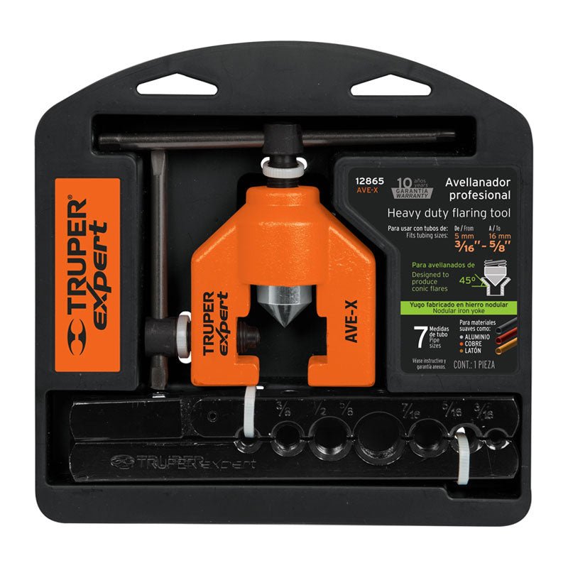 Avellanador Profesional De 3/16" A 5/8", Truper Expert - Tool Ferreterías / Ferretodo - Herramientas y material de construcción.