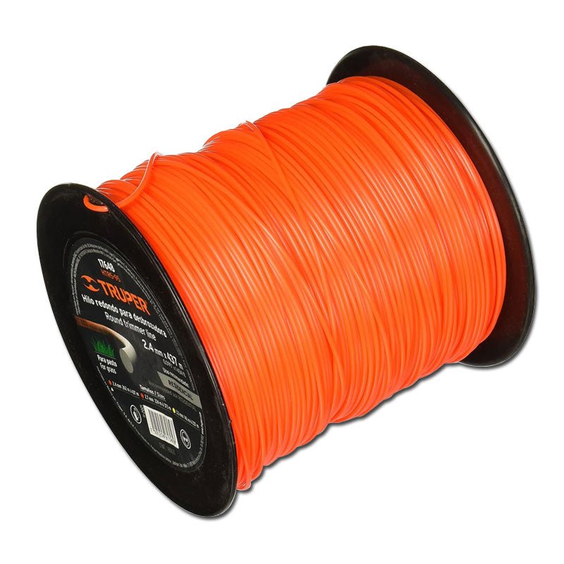 Carrete De Hilo Para Desbrozadora, 2.4 Mm X 437 M, Truper - Tool Ferreterías / Ferretodo - Herramientas y material de construcción.