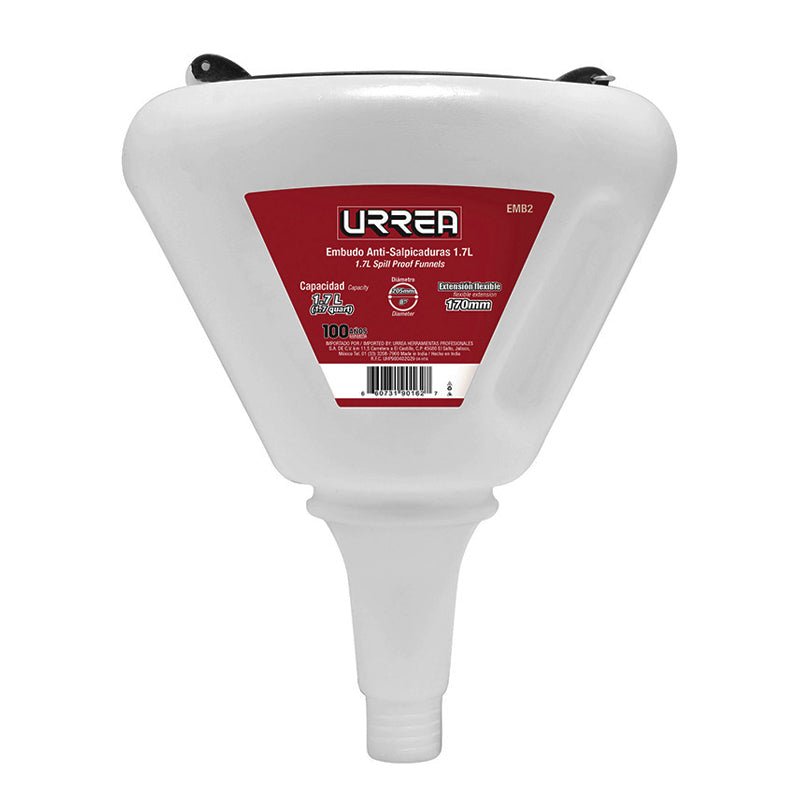 Embudo anti - salpicaduras de 1.7 L, EMB2 Urrea - Tool Ferreterías / Ferretodo - Herramientas y material de construcción.
