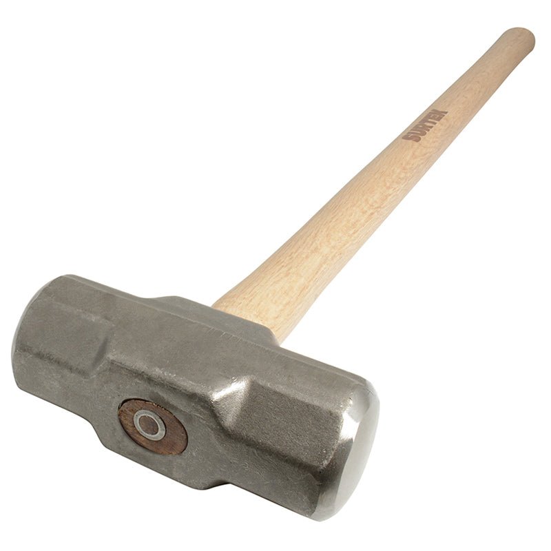 Marro octagonal de 10 lb cabeza forjada con mango largo de madera de 36", MARR10 Surtek - Tool Ferreterías / Ferretodo - Herramientas y material de construcción.