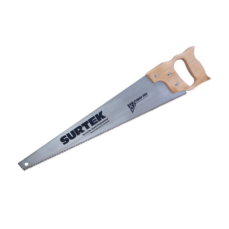 Serrucho Triple Filo 26" Mango Madera 120249 Surtek - Tool Ferreterías / Ferretodo - Herramientas y material de construcción.