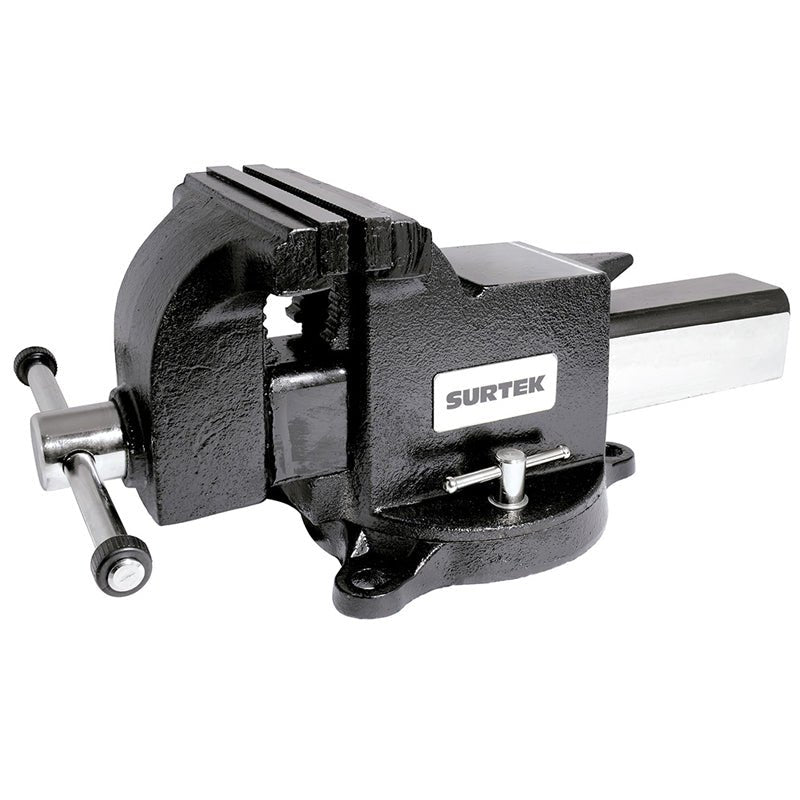 Tornillo de banco con mordazas forjadas de 8", 107028 Surtek - Tool Ferreterías / Ferretodo - Herramientas y material de construcción.