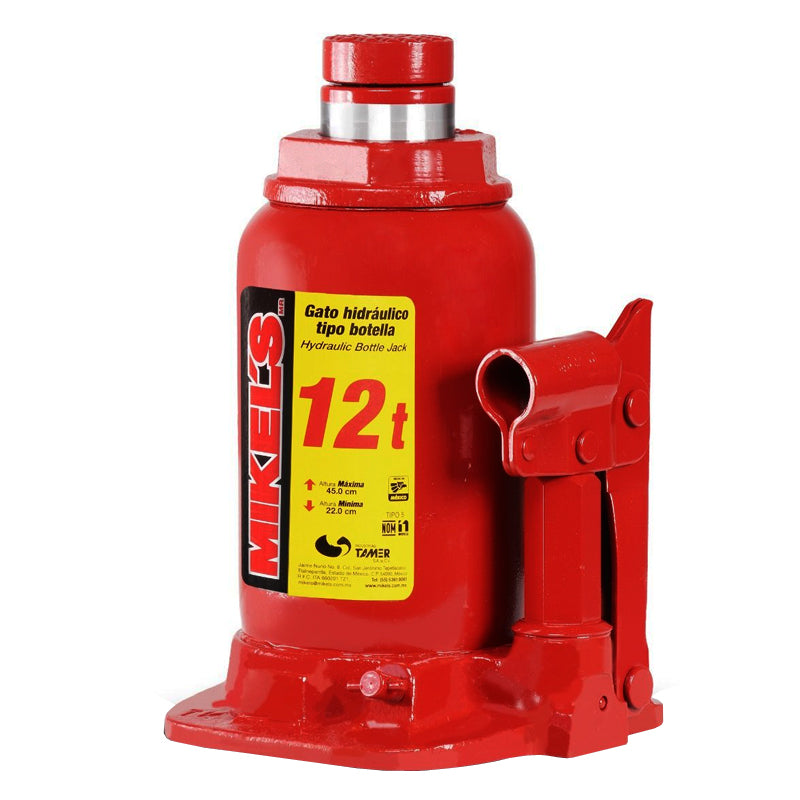 Gato Hidráulico Botella 12,000 Kgs Gh 12 Mikels