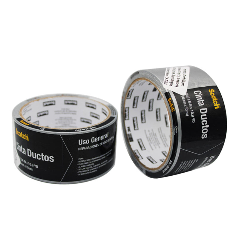 Cinta Para Ductos Color Gris De 48 Mm X 10 Mt, 1010, Scotch 3M