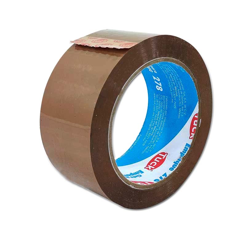 Cinta Canela Para Empaque 38 Micras De 150 Metros, 278 Tuck