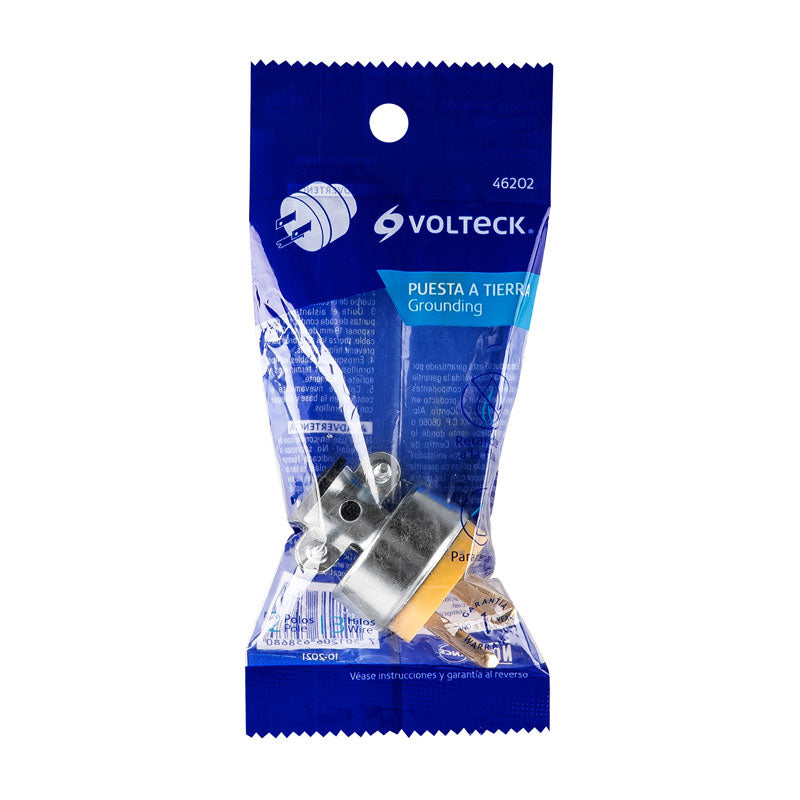 Clavija Industrial Blindada Aterrizada, 2 Polos+Tierra