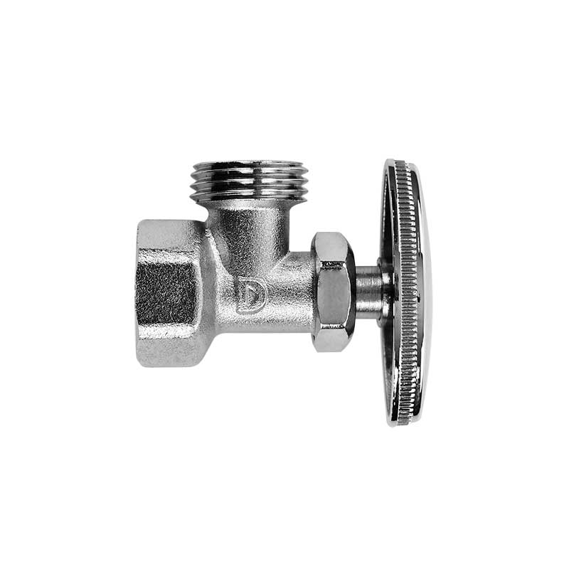 Llave De Control Angular De Latón Sin Contratuerca 3401Sc, Dica