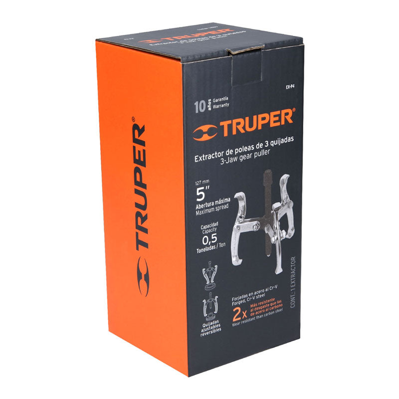 Extractor De Poleas, 3 Quijadas, 4", Truper