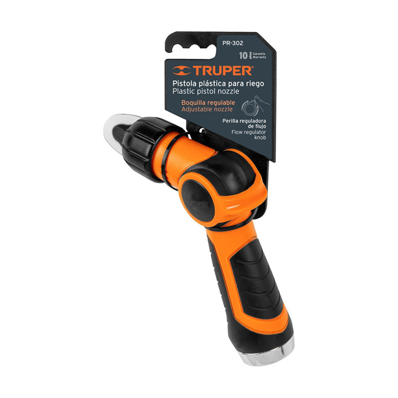 Pistola Para Riego 2 Funciones Plástica, Boquilla Regulable