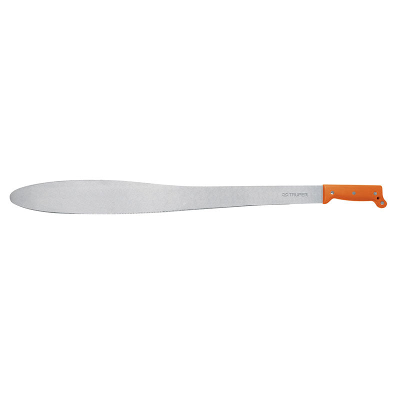 Machete Caguayano 27" Cacha Naranja Remachada, Truper
