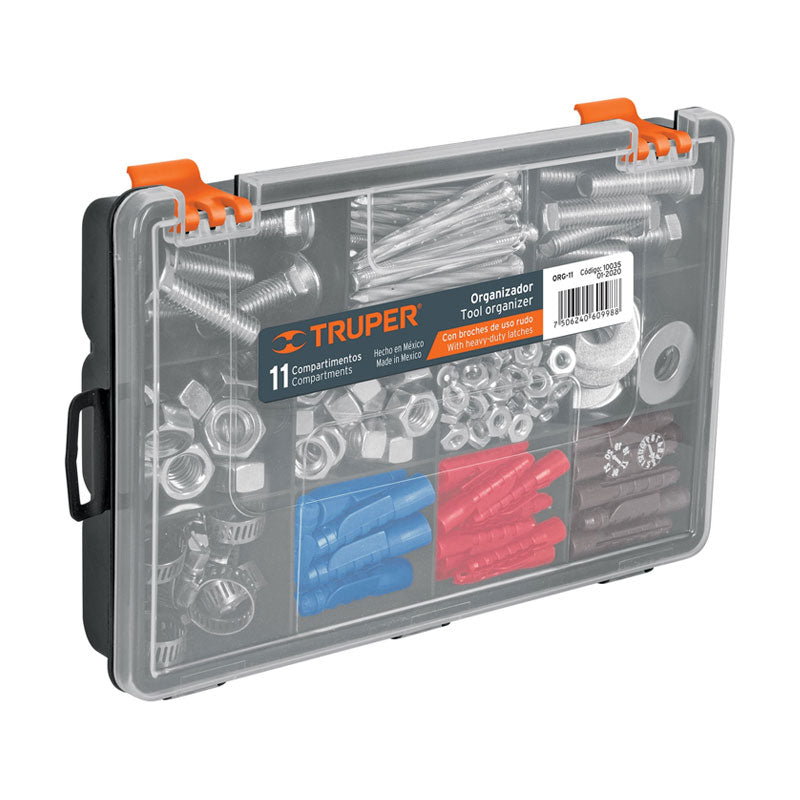 Organizador 9" Con 11 Compartimentos, Truper