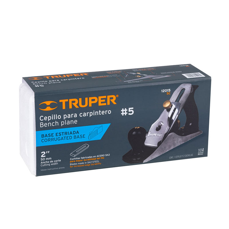 Cepillo Para Carpintero # 5 Estriado, Truper