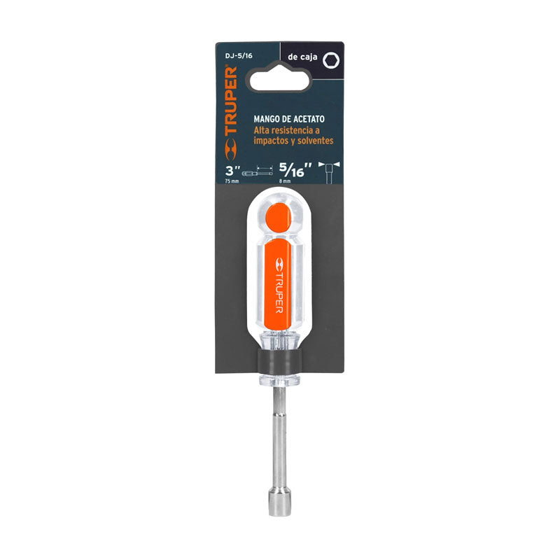 Desarmador De Caja 5/16" Mango De Acetato, Truper