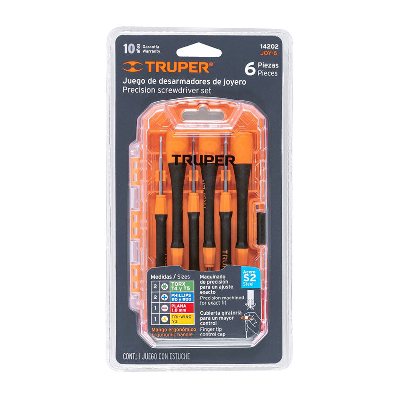 Juego Con 6 Desarmadores De Precisión, Truper