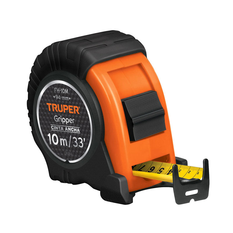 Flexómetro Gripper Contra Impactos 10 M Cinta 32 Mm, Truper