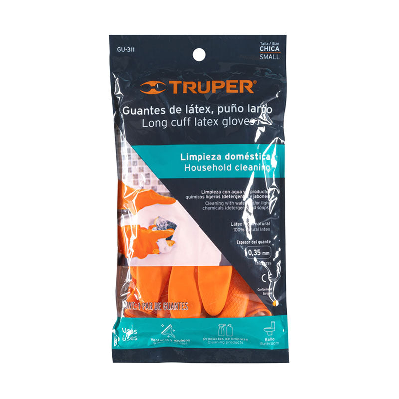 Guantes De Látex Para Limpieza, Chicos, Truper