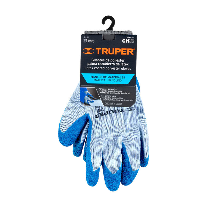 Guantes De Poliéster Recubiertos De Latex, Ch, Truper