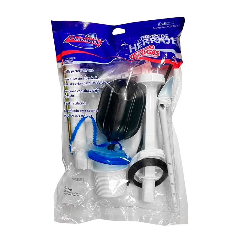 Juego De Herrajes "Zero Fugas" Sapo 2724 Fleximatic - Tool Ferreterías / Ferretodo - Herramientas y material de construcción.