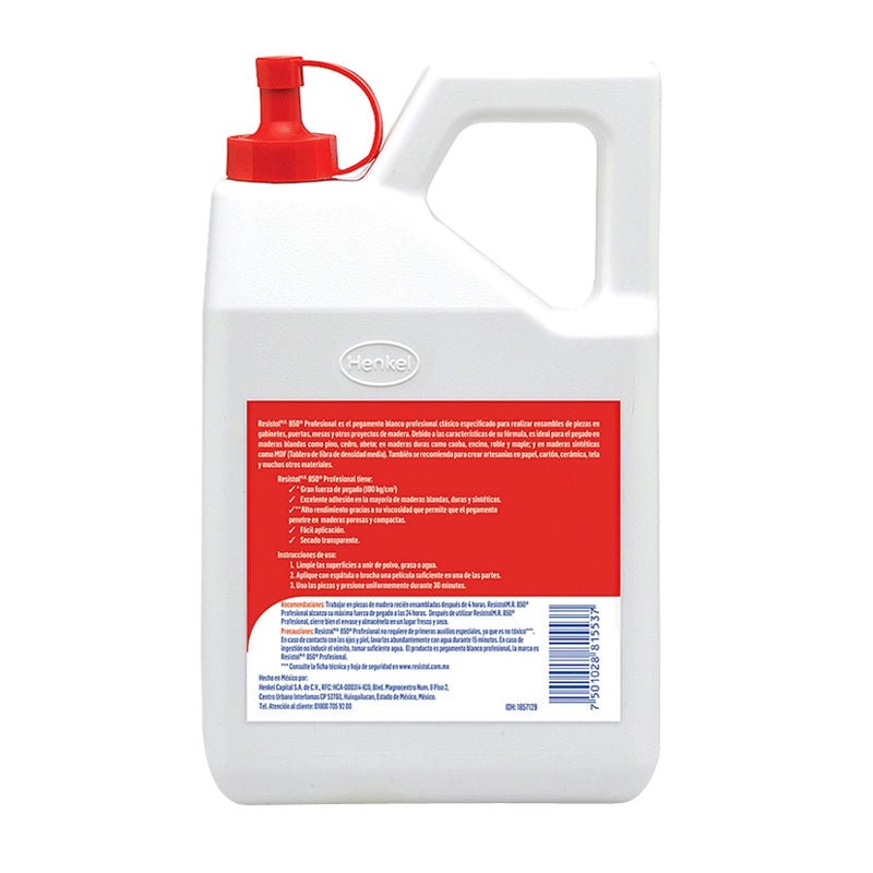Resistol 850 Pegamento Blanco Profesional De 1 Kg - Tool Ferreterías / Ferretodo - Herramientas y material de construcción.