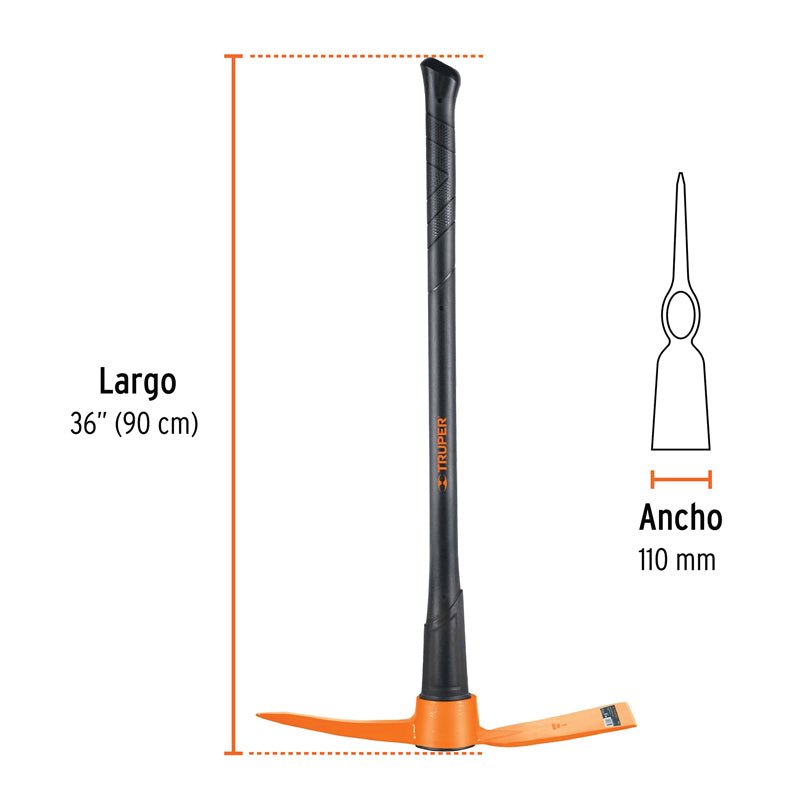 Talacho Pico De 5 Lb Con Mango De 36", Tp5M Truper 18647 - Tool Ferreterías / Ferretodo - Herramientas y material de construcción.