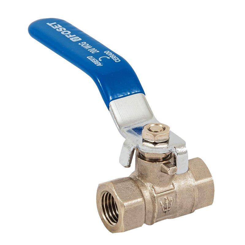 Válvula De Esfera De Latón, Roscable De 1/4", 49012 Foset Esro1/4 - Tool Ferreterías / Ferretodo - Herramientas y material de construcción.