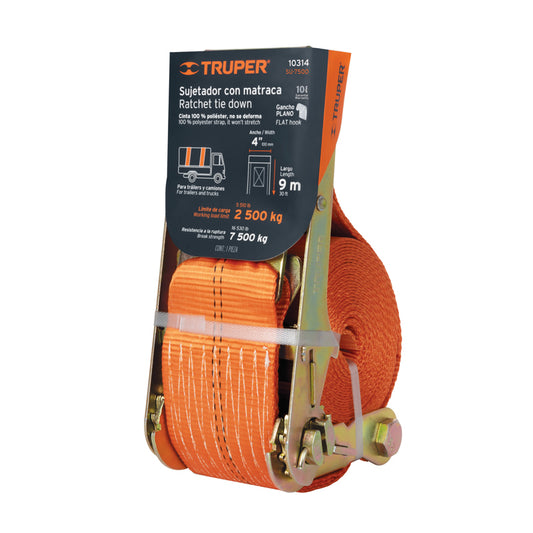 Sujetador con matraca 7500kg, 10314, Truper