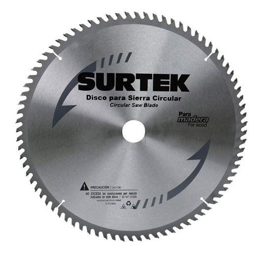 Disco para sierra circular de 7 1/4? con 24 dientes, 120601 Surtek