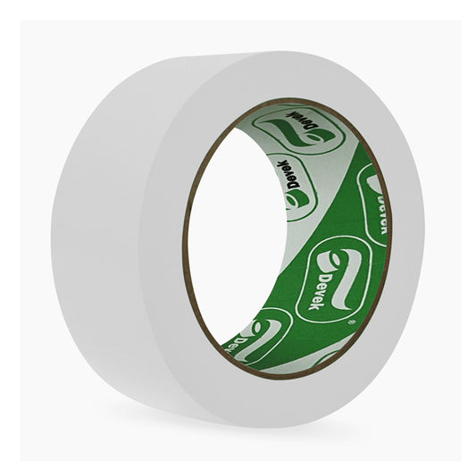 Cinta delimitadora blanca de 48 mm x 33 mt, Devek