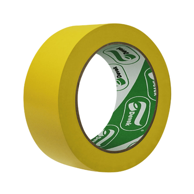 Cinta delimitadora amarilla de 48 mm x 33 mt, Devek