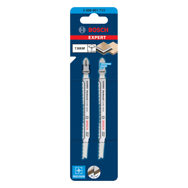 Juego de seguetas para sierra de calar, para madera, expert, T308BF Bosch