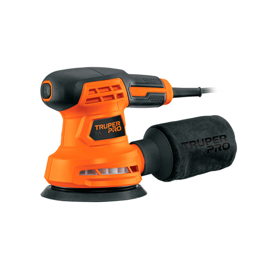 Lijadora roto orbital de 5" de 260 W, 103656 Truper Pro LIRO-5A2