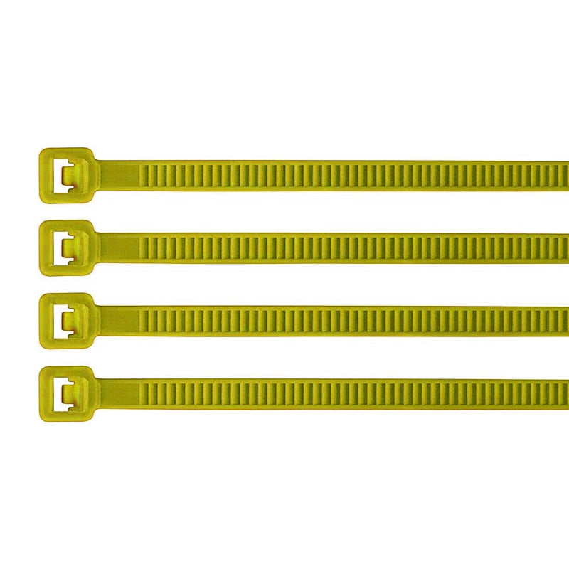 Cincho De Plástico Amarillo 2.5 Mm X 10 Cm