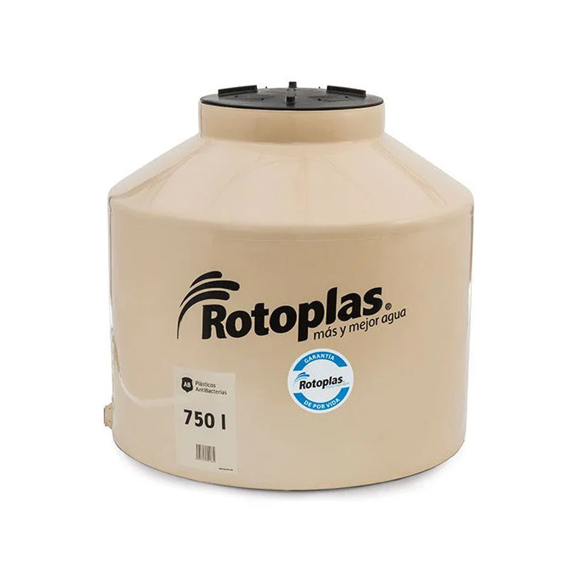 Tinaco tricapa de 750 lts, color beige, 500027 Rotoplas