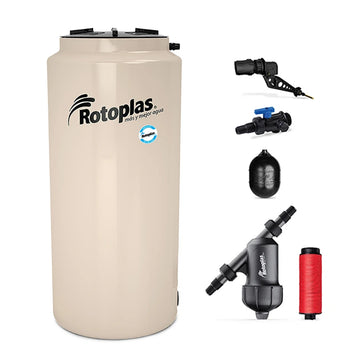 Tinaco vertical de 500 lts con 4 accesorios, 500510 Rotoplas