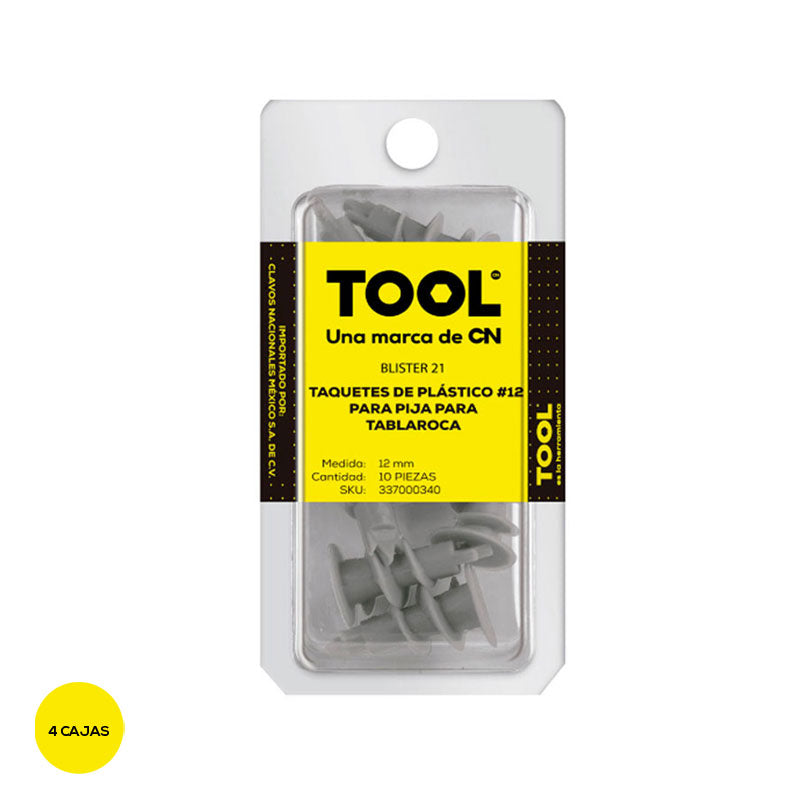 Kit reparador de tablaroca con 12 piezas