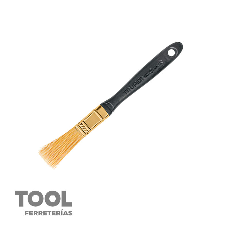 Brocha profesional de ½” con mango de plástico, TRUPER EXPERT, BRT-1/2X, 17849