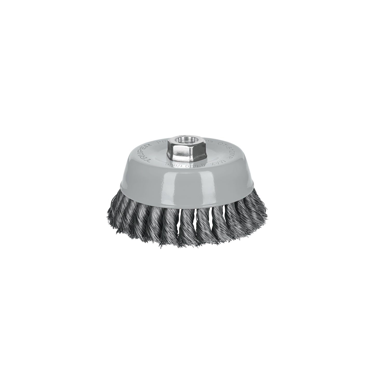 Carda copa trenzada 5"x9/16" CT-612MR Truper 100853