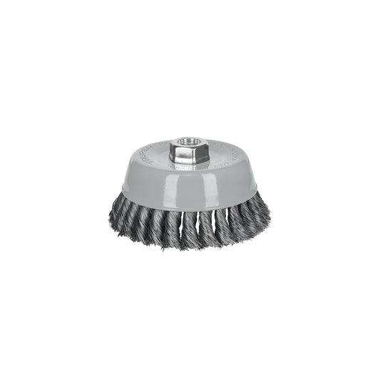 Carda copa trenzada 5"x9/16" CT-612MR Truper 100853